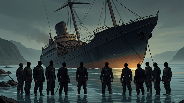 The Fleet Destroyed from "The Blazing World". The Fleet Destroyed Fire Beneath the Ships Fish-men position Fire-stones under enemy vessels and set them alight, causing the ships and stored powder to…