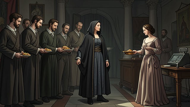 Civil Treatment from "The Blazing World". Civil Treatment A Stranger Protected The Lady receives hospitality from Bear-men and other inhabitants instead of the cruelty she initially fears.