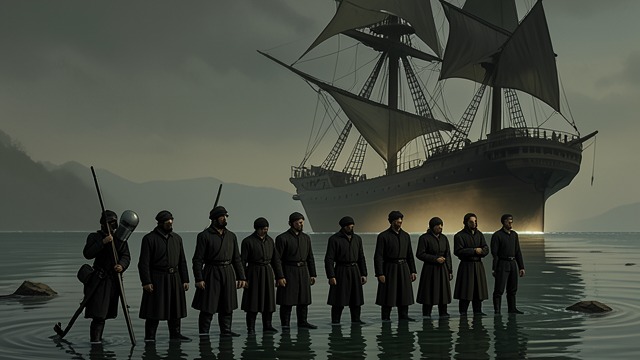 The Enemy Fleet from "The Blazing World". The Enemy Fleet A Dangerous Arrival The Blazing-World fleet finds enemy ships surrounding the threatened kingdom, while its own vessels lack conventional…