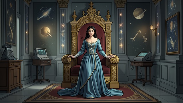 An Imaginary Empress from "The Blazing World". An Imaginary Empress Creation Achieved The Duchess builds a world from her own principles and takes delight in its order and variety.
