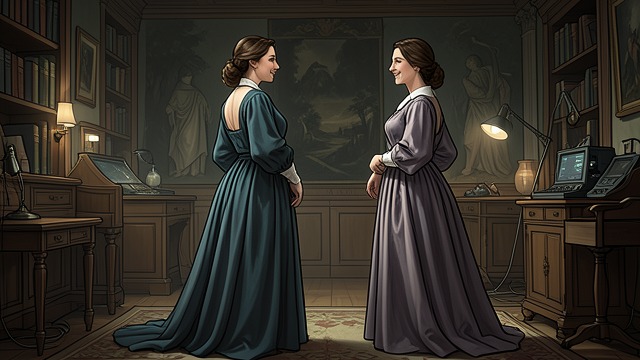A Farewell Repeated from "The Blazing World". A Farewell Repeated Affectionate Separation The Duchess returns to her husband and native world, while the Empress remains in the Blazing-World.