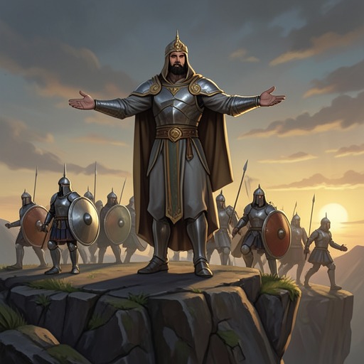Empire, Tribute, and the Price of Peace from "The Blazing World". This flow examines how the Empress's military victories create a stable alliance through coercive imperial power.