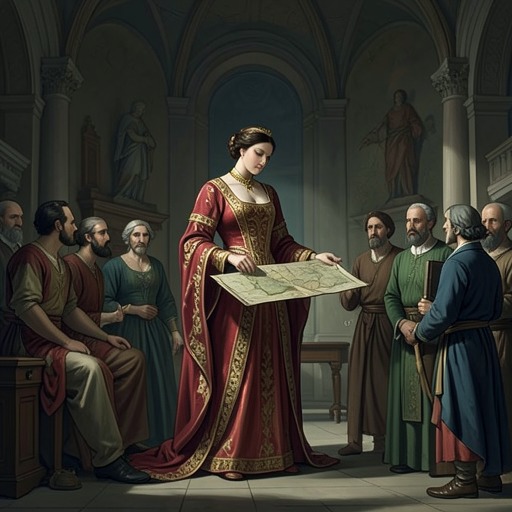 The Limits of the Empress's Rule from "The Blazing World". This flow traces the Empress's transformation from confident reformer to ruler reconsidering the effects of her own policies.