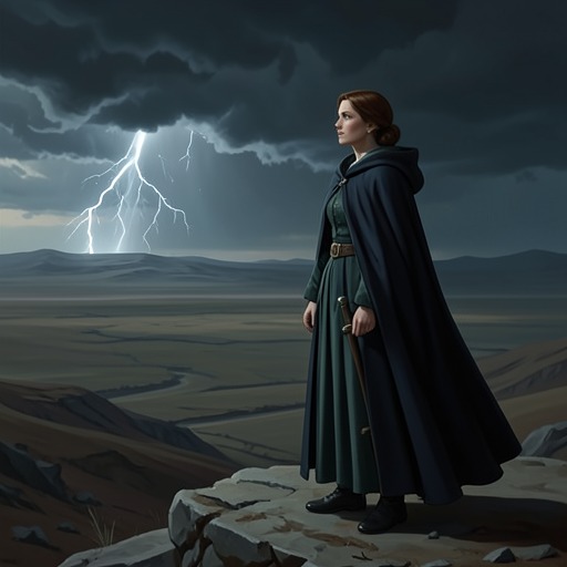 The Duchess's Rise as an Authorial Sovereign from "The Blazing World". This flow follows the Duchess as the book turns her from a visitor in the Empress's world into its acknowledged imaginative creator.