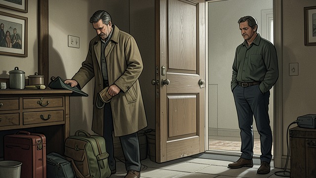Household Abandonment from "The Double". Leaving the Service A Notice of Departure Petrushka gathers his belongings and speaks openly of seeking work elsewhere.