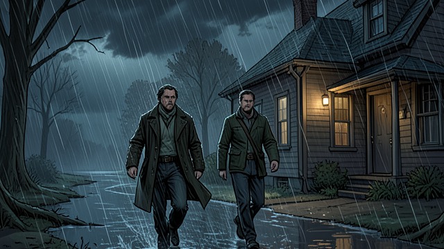 Midnight Arrival from "The Double". The Double’s Arrival A Familiar Stranger After fleeing the party, Yakov Petrovitch Golyadkin encounters a man who looks exactly like him in the November storm.