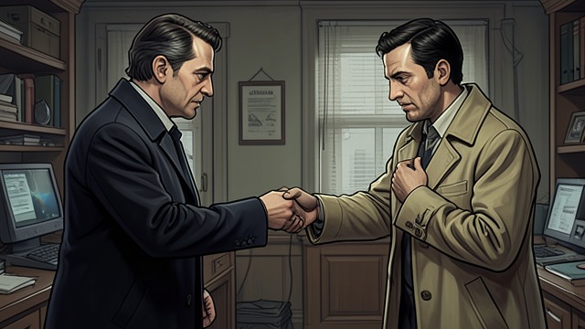 The Rejected Handshake from "The Double". Contact Refused A Moment of Hope The double unexpectedly offers his hand, and Golyadkin accepts it warmly before witnesses.