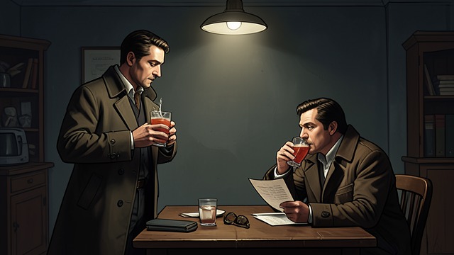 Punch and Promises from "The Double". A Pact of Two Shared Confidence Over punch, Golyadkin confides in his guest and proposes that they become brothers and work together.