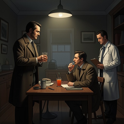 The Doctor and His Patient from "The Double". This flow explores the changing bond between Golyadkin and the doctor whose advice he seeks but cannot interpret as reliable care.