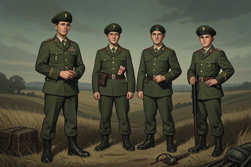 埃米尔阵亡 from "The Master Butchers Singing Club". Emil Waldvogel’s death in World War II is sudden and formative: a mine kills him early in the war, before his uniform has seen combat, and separates him from…