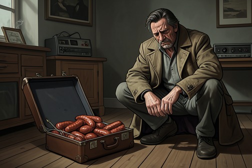 Fidelis reunites with his family in Argus from "The Master Butchers Singing Club". Fidelis reunites with his family in Argus after crossing the Atlantic with his prospects reduced to a suitcase of smoked sausage and the ability to work.