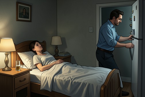 The morphine crisis in Eva's sickroom from "The Master Butchers Singing Club". The morphine crisis in Eva's sickroom turns a painful medical emergency into a contest over who gets to decide what care Eva may receive.