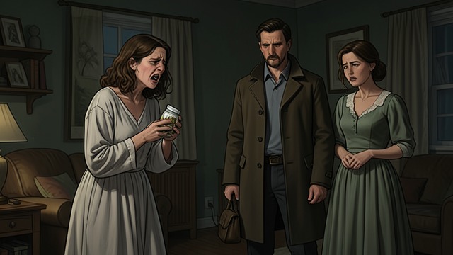 The Stolen Medicine from "The Master Butchers Singing Club". A Crisis at the Bedside Morphine goes missing Delphine discovers that Eva’s pain medicine has disappeared.