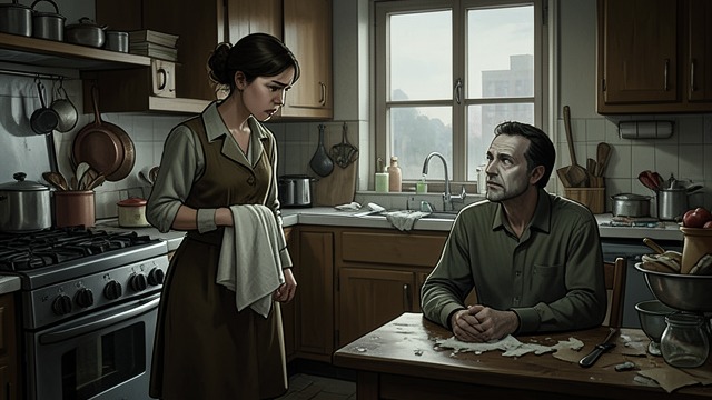 A Child Becomes the Caretaker from "The Master Butchers Singing Club". Love Under Strain Early dependence Delphine grows up with Roy, who drinks away household money and leaves her to manage practical needs.
