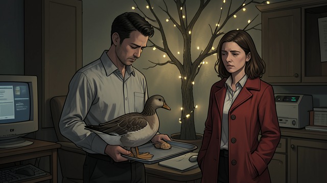A Christmas for Delphine from "The Master Butchers Singing Club". Cyprian Tries to Make a Home A holiday remade Cyprian buys a goose and decorates a tree, hoping to give Delphine the Christmas she never had as a child.