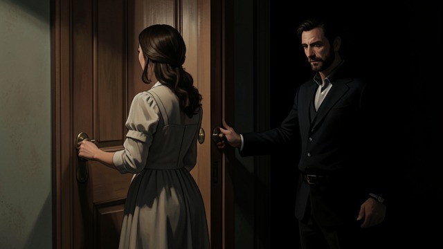 A Door Closed from "The Master Butchers Singing Club". Refusing an Easy Return Franz chooses another date Mazarine sees Franz with Betty and takes his absence as a painful abandonment.
