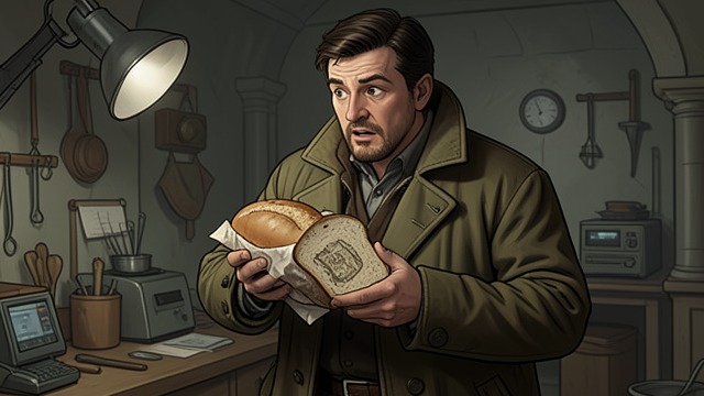 The Bread in Argus from "The Master Butchers Singing Club". A Destination Found An American marvel A machine-sliced loaf of bread convinces Fidelis that America embodies a remarkable order.