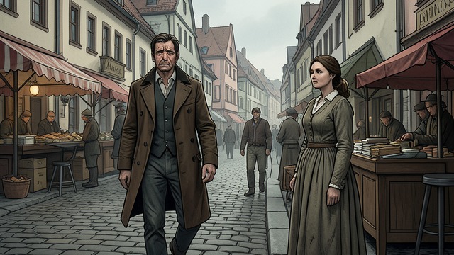 Returning to a Changed Germany from "The Master Butchers Singing Club". Memory and Estrangement A homecoming in fragments Fidelis visits relatives and familiar sites in Ludwigsruhe, but his life in America has changed him.