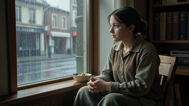 A Girl with Little from "The Master Butchers Singing Club". Life in the Shimek Home Scarcity shapes her days Mazarine Shimek lives with limited food, worn clothing, and a mother who is often unable to care for the…