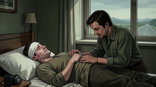 Markus Comes Home from "The Master Butchers Singing Club". A Fever Changes the Journey The plan breaks Markus becomes ill, and Delphine insists he cannot travel. Fidelis agrees to take him back to Argus.