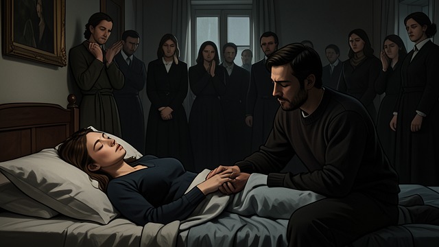 Death After the Last Request from "The Master Butchers Singing Club". A Final Passage Delphine remains present Eva asks Delphine to handle her body and send a message to her mother. Delphine holds her hand as her breathing stops.