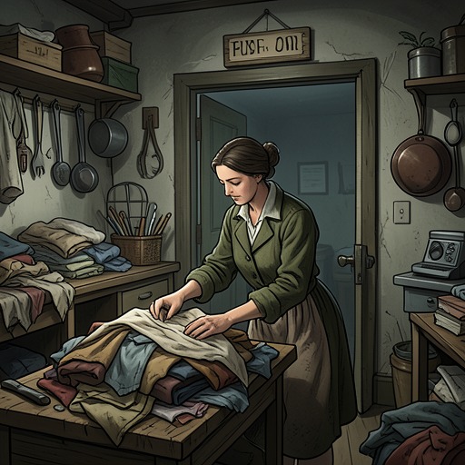 Step-and-a-Half’s Shop and the Value of Discards from "The Master Butchers Singing Club". Step-and-a-Half turns discarded goods into a business and a way of reading the hidden histories of Argus’s residents.