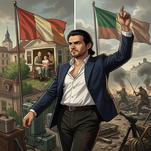 The Political Weight of Two Wars from "The Master Butchers Singing Club". The novel connects two world wars to family separation, civilian suffering, and identities shaped by events beyond individual control.