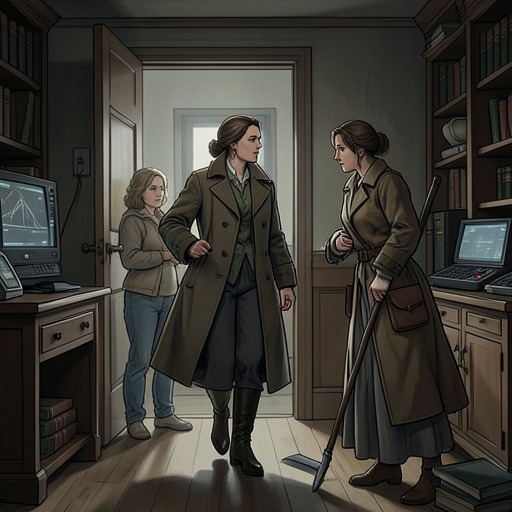 Tante and Delphine Contest the Boys’ Future from "The Master Butchers Singing Club". Tante’s authority over the boys challenges Delphine’s caregiving role and Fidelis’s ability to keep his family together.