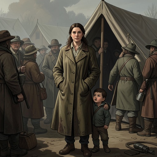 Delphine’s Transformation into a Waldvogel from "The Master Butchers Singing Club". Delphine moves from an unsettled childhood and traveling act into chosen family, work, marriage, and a life shaped by care.