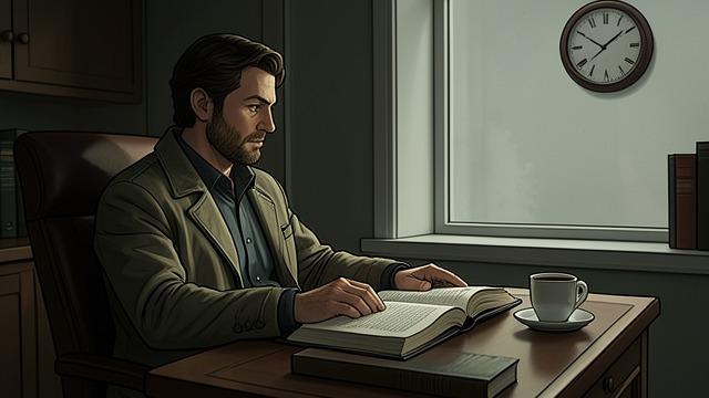 The Writer’s Silence from "Bag of Bones". A Career in Suspension After completing a stockpiled novel, Michael Noonan finds that opening his writing program triggers panic and physical sickness.