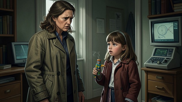 Visits End from "Bag of Bones". A Mother’s Alarm Mattie becomes increasingly fearful when Kyra returns from visits unsettled and burdened with new presents and rhyming games.