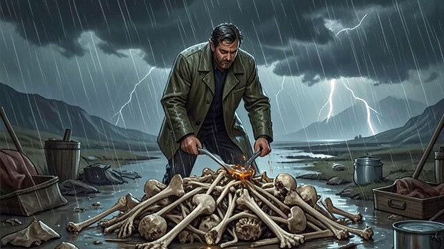 The Revenge Is Broken from "Bag of Bones". The Dead Are Laid to Rest Michael destroys Sara and Kito’s remains with lye as Jo holds the hostile force back.