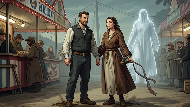 The Fair Becomes a Passage from "Bag of Bones". A Vision with Physical Evidence Michael and Kyra experience a trip to the 1900 Fryeburg Fair, where historical figures confront them as if they are present.