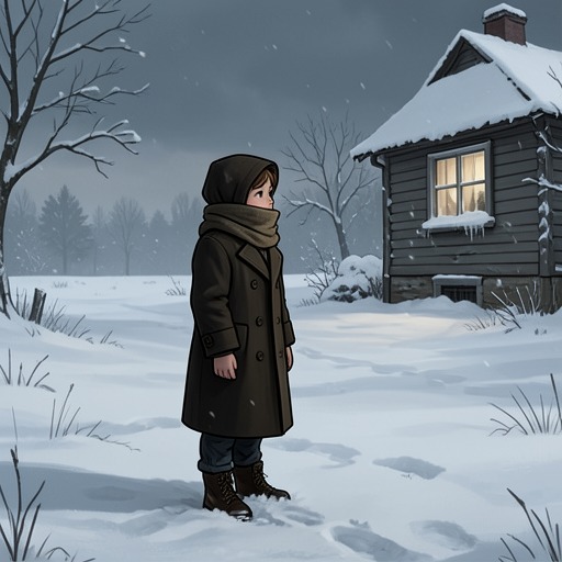 The Boy and the Neighbor from "Smilla's Sense of Snow". This thread follows Isaiah’s gradual attachment to Smilla and the lasting force of the child’s presence after his death.