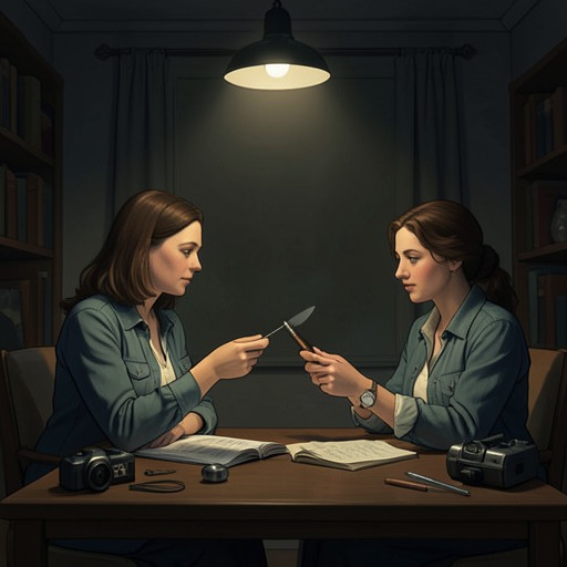 Lübing’s Secret Alliance from "Smilla's Sense of Snow". This thread follows the trust Smilla and Elsa build as they exchange knowledge that neither can safely disclose alone.