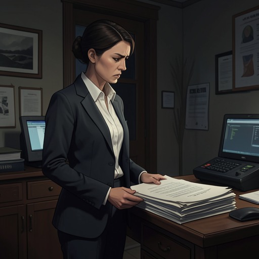 The Cryolite Accounts from "Smilla's Sense of Snow". This thread follows Elsa Lübing’s struggle between corporate loyalty, honest accounting, and the moral weight of decades-old secrets.