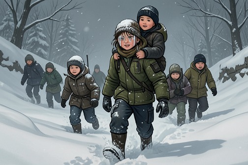 Danny and his siblings cross the snowy mountains to reach the cave from "The Drover's Wife". Danny and his siblings’ crossing of the snowy mountains to reach the cave is a perilous rescue journey in which Danny’s promise to his mother becomes a route…
