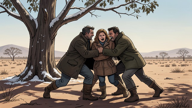 The Secret of His Father’s Death from "The Drover's Wife". Witness to the Past A secret kept for years Hidden near the snow gum, Daniel watches Robert Parsen and John McPharlen attack Molly and Yadaka.