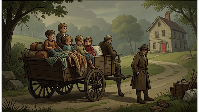 The Town Visit from "The Drover's Wife". A Short Journey into Everton A practical separation After the family’s horse dies and supplies run low, Molly accepts a ride into town for the children with…