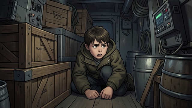 A Boy Left Behind from "The Drover's Wife". Early Displacement Flight from an employer As a boy, Yadaka runs away from a violent employer who accuses him of stealing gold.