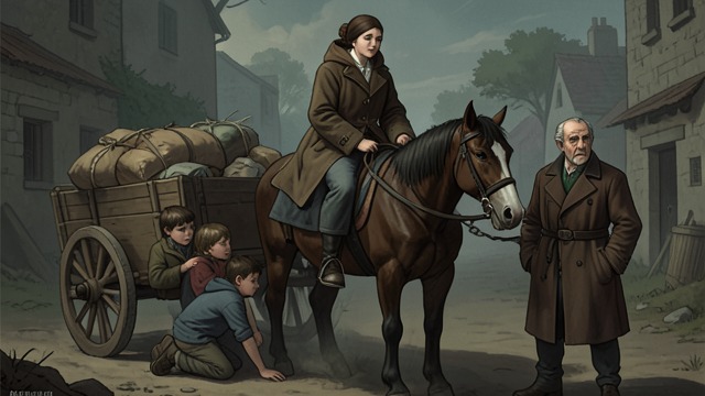 A Winter Journey Begins from "The Drover's Wife". Flight from Official Custody Molly retrieves the children After violence at the shanty and Yadaka’s death, Molly rides to town and takes her children from the…