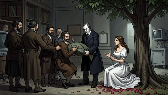 The Murdered Household from "The Drover's Wife". The Family’s End A home left silent Frank Edwards returns from Melbourne expecting his wife and children to greet him.