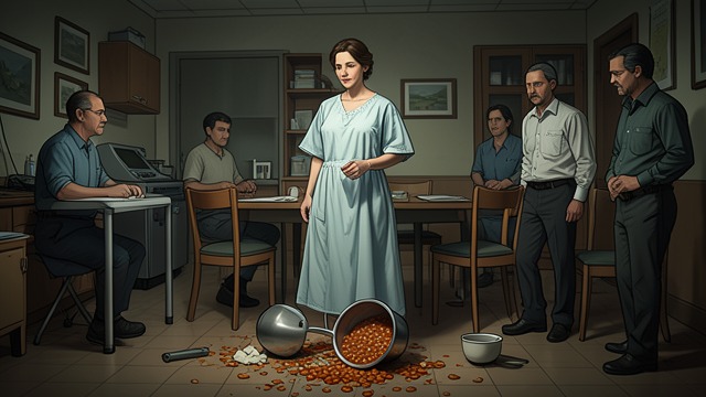 Mrs. Mole’s Outburst from "The Bell Jar". Order Breaks Down A dining-room incident Mrs. Mole overturns a tureen of beans and scatters food across her lap and the floor.