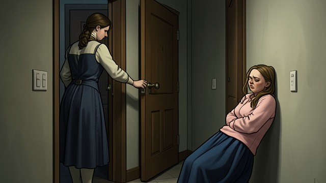The Hallway Vow from "The Bell Jar". A Moral Reversal Doreen’s collapse Drunk and sick, Doreen is left slumped outside Esther’s room.