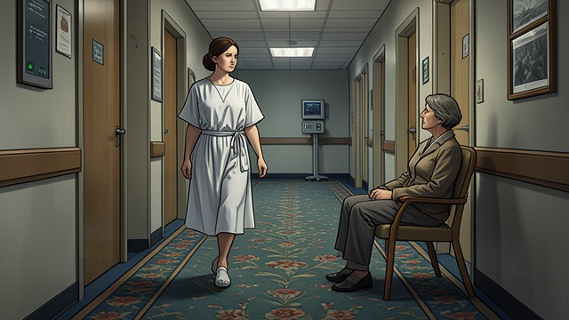 Miss Norris’s Ritual from "The Bell Jar". A Quiet Companion Repeated gestures Miss Norris walks carefully along the center of the carpet’s flower pattern and steps over an invisible barrier at the…