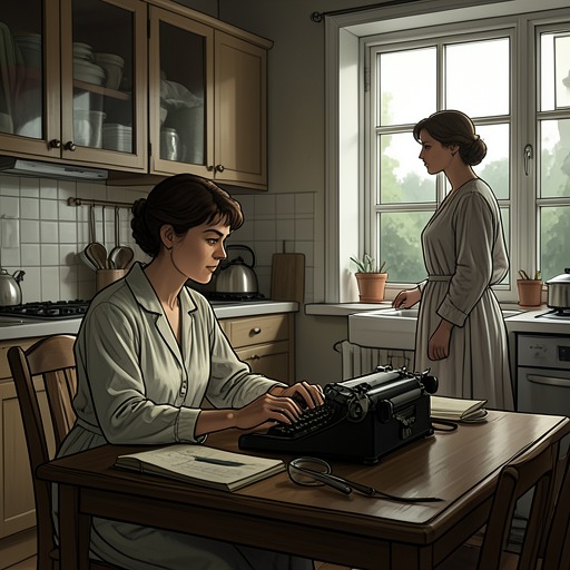 Esther and Her Mother from "The Bell Jar". This flow traces a relationship shaped by practical care, emotional misunderstanding, resentment, and a limited opening toward separation and recovery.