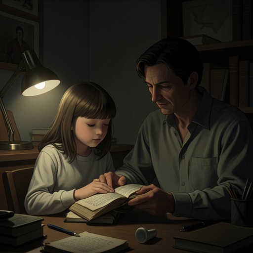 Esther and Her Father from "The Bell Jar". This flow traces Esther’s childhood loss, her delayed grief, and the late return of her father as an emotional presence during her crisis.