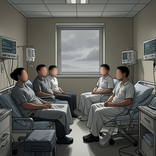 The Hospital’s Social World from "The Bell Jar". This flow follows Esther’s encounters with other patients as she learns that institutional categories cannot explain the complicated lives behind them.