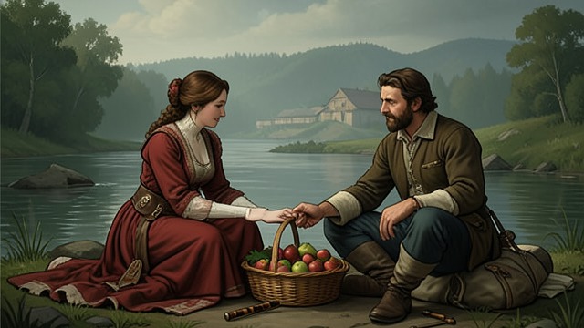 Company on the River from "Love in the Time of Cholera". Company on the River Shared hours Fermina Daza and Florentino Ariza pass days together through conversation, meals, music, and small acts of care.