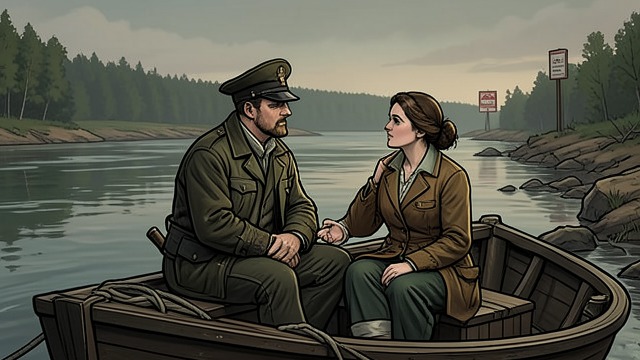 The Ship Turns Back from "Love in the Time of Cholera". The Ship Turns Back A practical obstacle Authorities order New Fidelity to wait while they prepare quarantine papers, threatening the couple’s private journey.